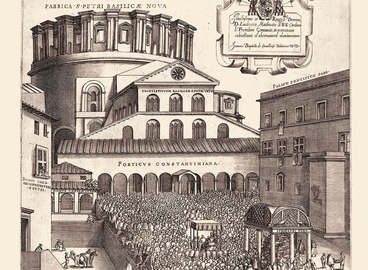 San Pietro: apertura della Porta Santa in occasione del Giubileo del 1575 
