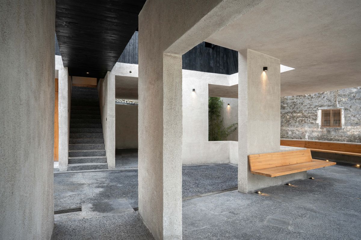 Nell'intervento progetto “Fengwu JI" in Cina del team IARA sono stati usati materiali tradizionali