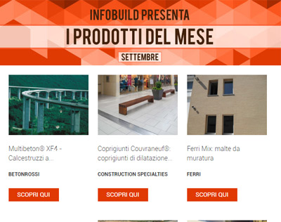 Infobuild consiglia… Settembre 2018