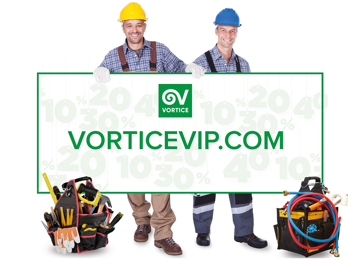 VORTICEVIP, il portale esclusivo per installatori professionali