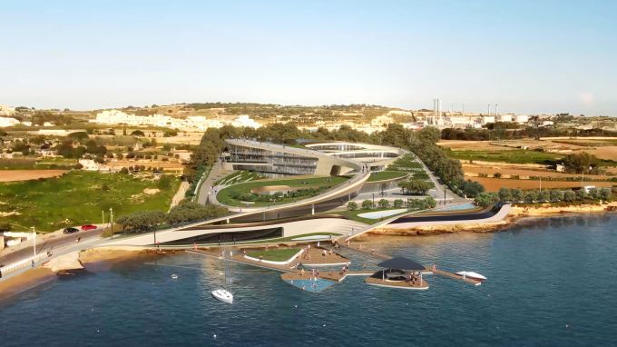 Render del complesso di Is-Siċċa a Malta