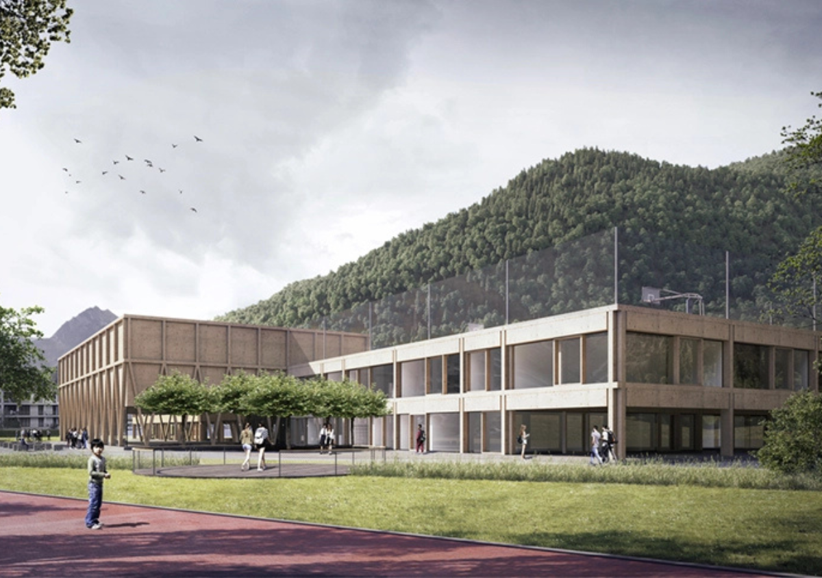 Maciej Sokolnicki vincitore programma di Europe 40Under40 per il progetto scuola Schnegg a Nafels