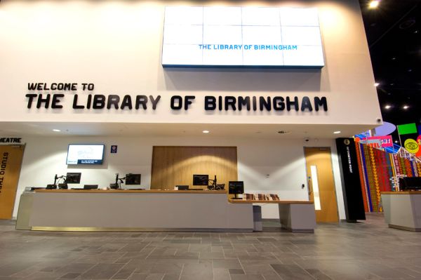 Prestigioso intervento nella 'Library of Birmingham'