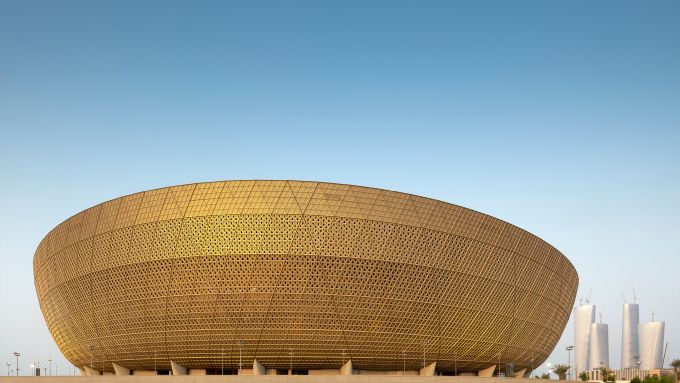Lusail Stadium progettato Progettato dallo studio di architettura Foster + Partners in Qatar