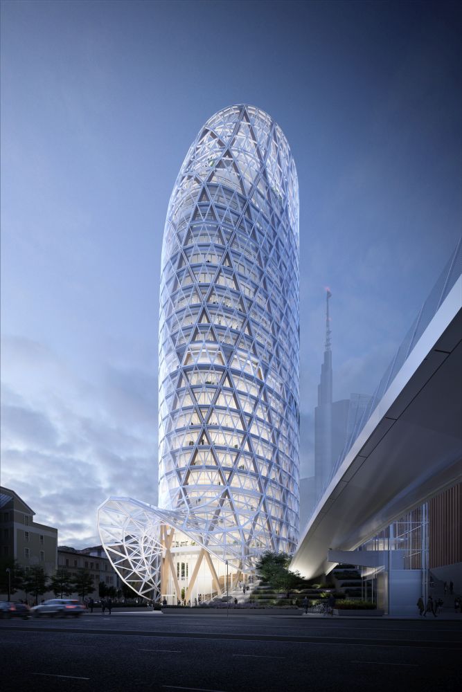Esempio di edilizia off-site: Torre Unipol di Mario Cucinella Architects