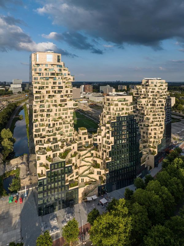 MVRDV inaugura Valley ad Amsterdam, un edificio di 75.000 m2