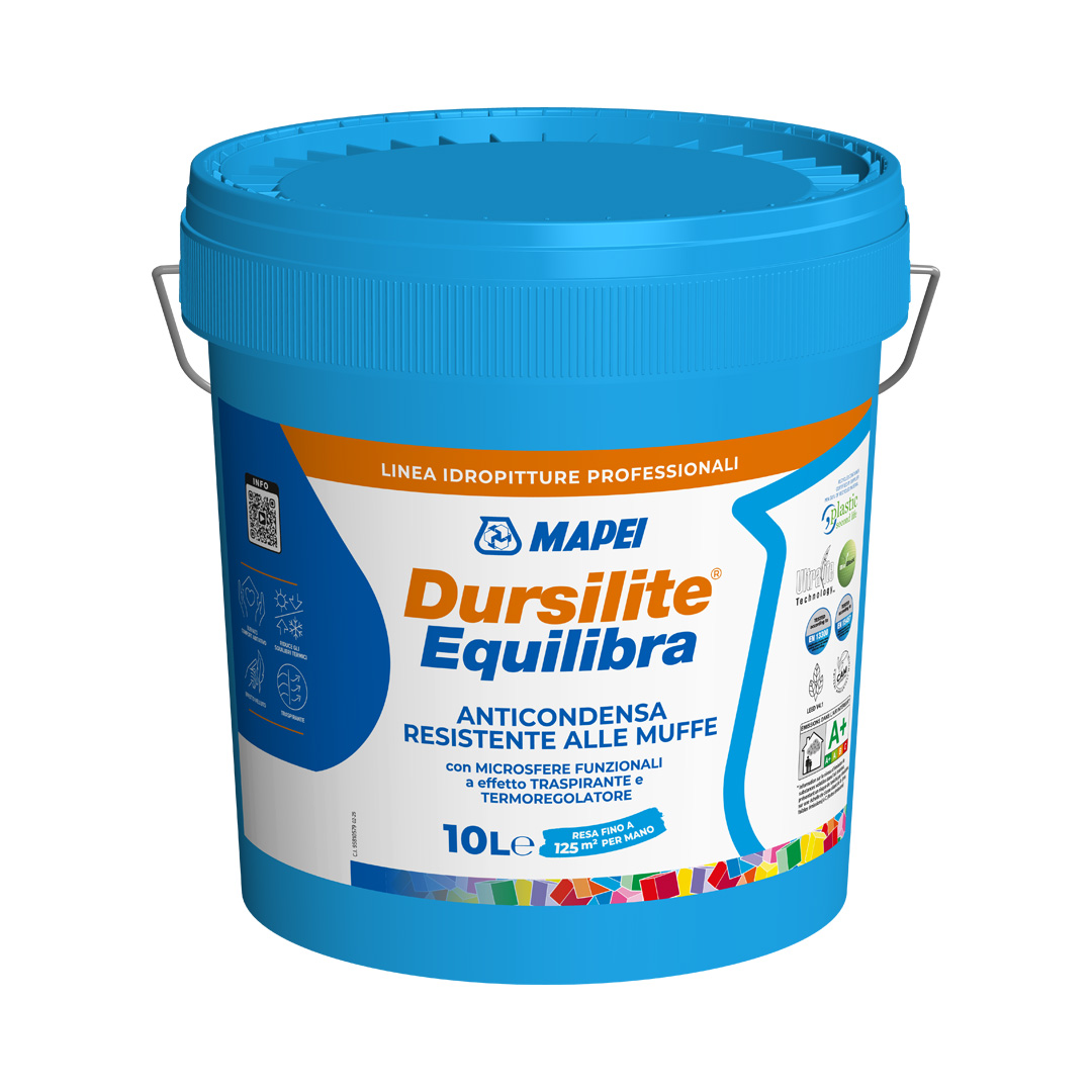 Dursilite Equilibra: idropittura contro condensa e muffe