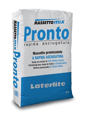 MassettoMix Pronto - premiscelato per massetti a basso spessore e rapida asciugatura