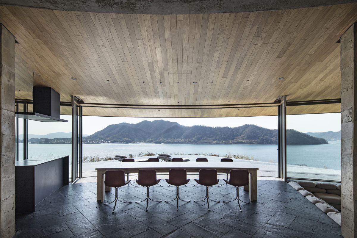 Interno del NOT A HOTEL Setouchi in Giappone Interno del NOT A HOTEL Setouchi in Giappone