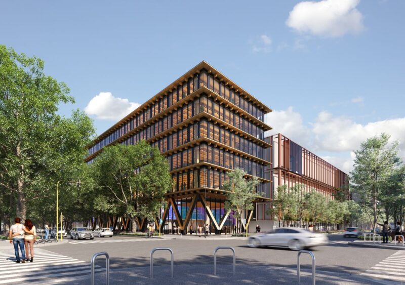 Nuovo Centro di Produzione RAI a Milano. Progetto Lombardini22