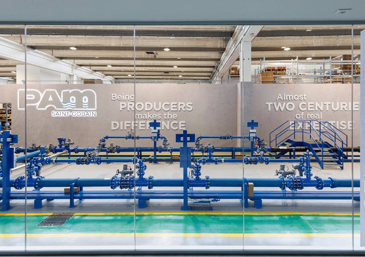 Saint-Gobain inaugura un nuovo laboratorio idrodinamico nello stabilimento di Lavis