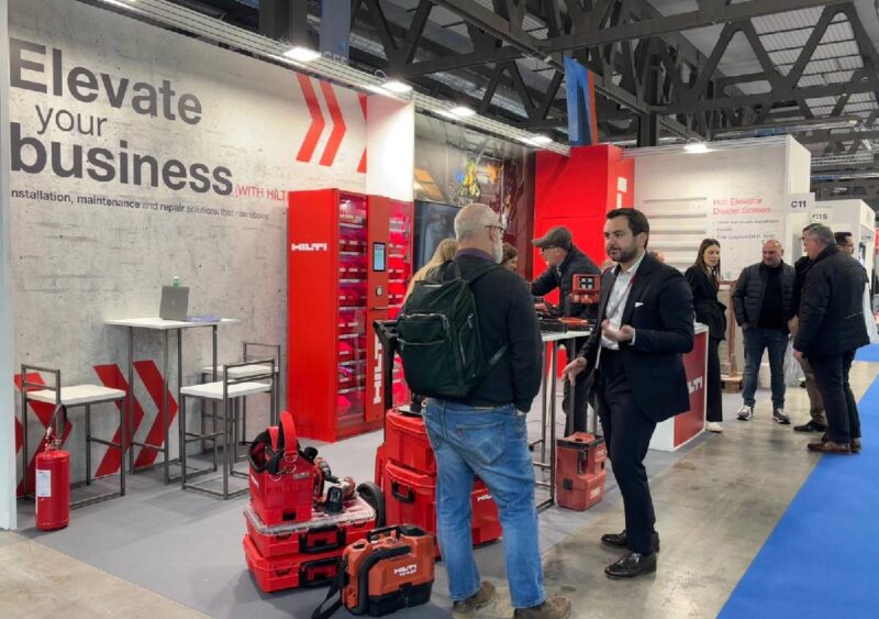Hilti a Global Elevator Exhibition: soluzioni avanzate e nuovi investimenti per il settore