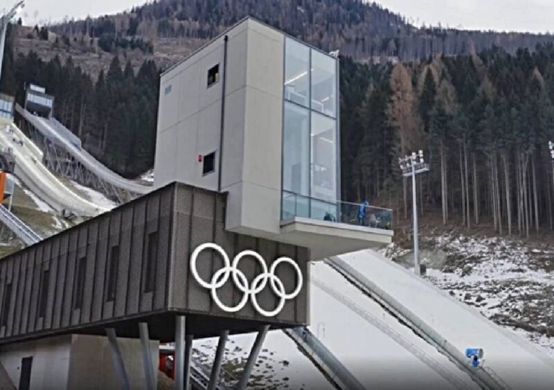 Le torri Staxo 100 di Doka protagoniste nei trampolini olimpici di Predazzo