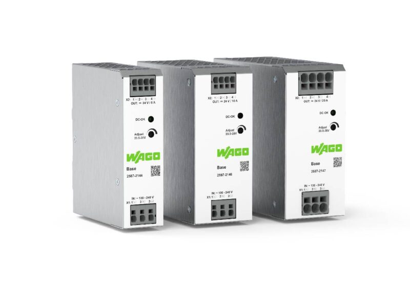 WAGO Power Supplies Eco 2: alimentatori monofase e trifase