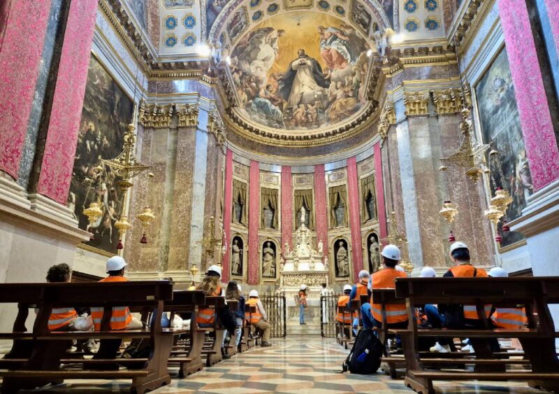 Layher per il restauro della Basilica di San Domenico: ponteggi invisibili e soluzioni su misura