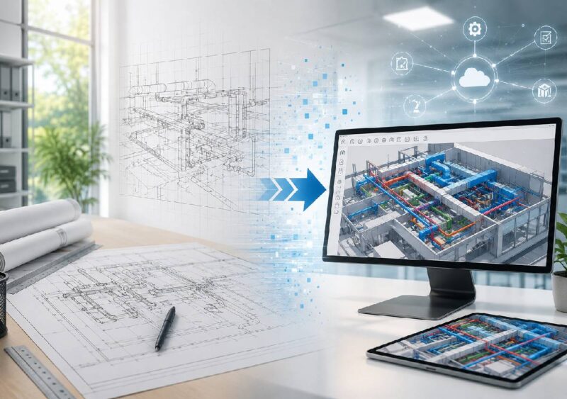 Dal CAD al Digital Twin: la nuova evoluzione della progettazione HVAC