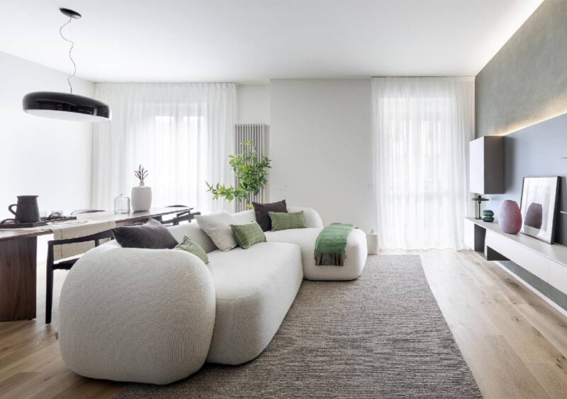 Le schermature solari Resstende nel mockup apartment GDM7 a Milano