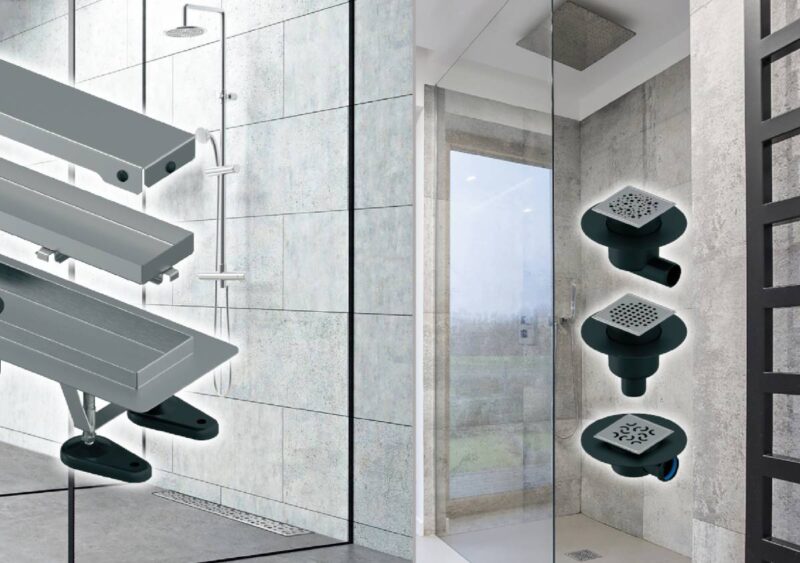 Uponor Aqua Ambient: scarichi per docce di ultima generazione