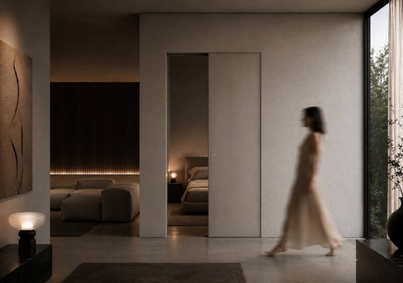 La porta filo muro invisibile che trasforma la casa in un capolavoro di stile25