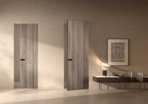Porte filo muro di Ermetika: stile e tecnologia al servizio del design