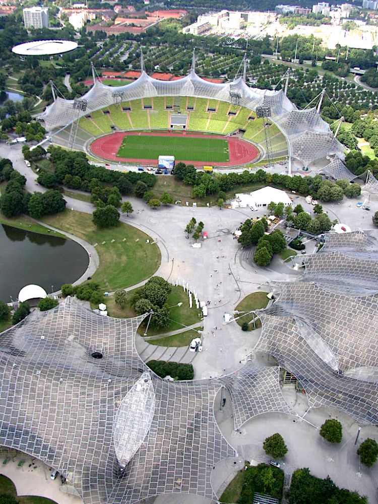 Stadio Olimpico di Monaco di Baviera per le Olimpiadi del 1972