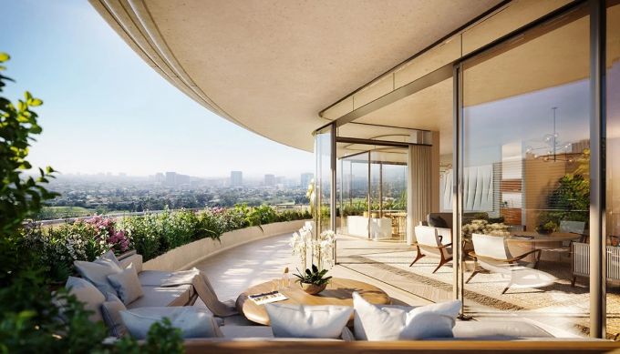 One Beverly hills: terrazza verde One Beverly hills: terrazza verde