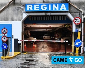 Sistema di parcheggio PKE di CAME per il Garage Regina di Trieste