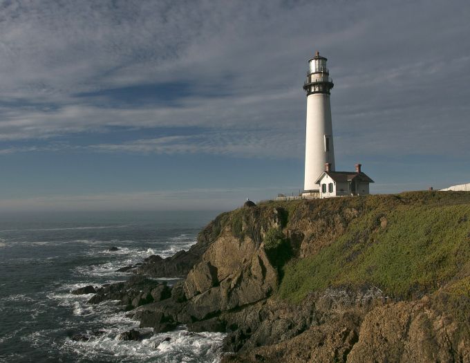 Il faro Pigeon Point Lighthouse in California