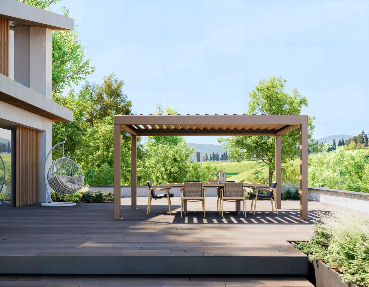 R625 Pergoklima, pergola bioclimatica in alluminio di BT R625 Pergoklima, pergola bioclimatica in alluminio di BT