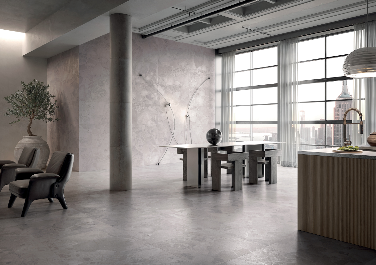 Moon di Ceramiche Refin: gres porcellanato effetto pietra