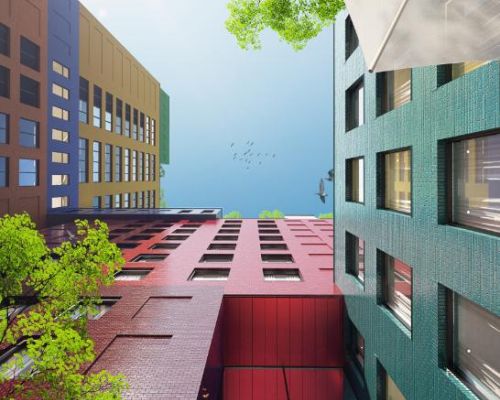 Forme colorate e divertenti per il Radio Tower & Hotel