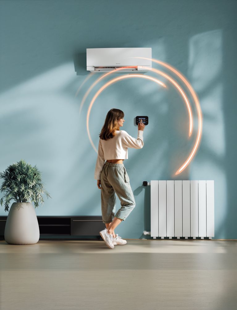Hybrizone di Daikin: climatizzatori e radiatori lavorano insieme Hybrizone di Daikin: climatizzatori e radiatori lavorano insieme