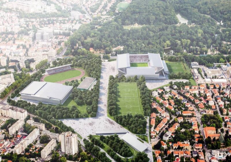 immagine Stadio Maksimir di Zagabria, VG13 Architects vince il concorso internazionale
