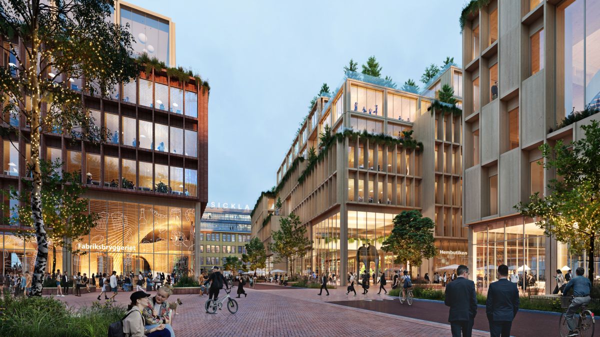 A Stoccolma nasce 'Stoccolma wood city', la città in legno più grande del mondo