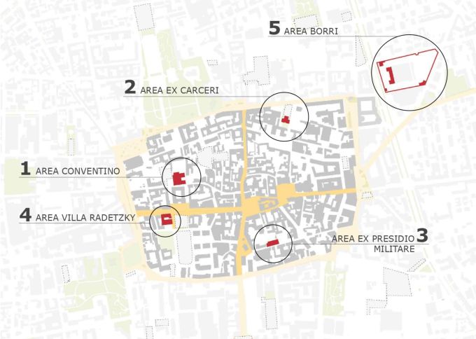 Riqualificazione del centro storico di Busto: le 5 aree di intervento