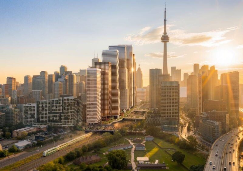 Toronto Rail Yards: costruire la città sopra l’infrastruttura