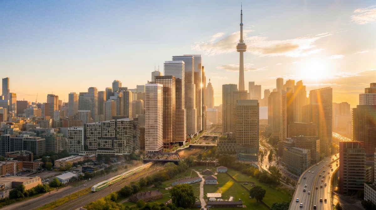 Toronto Rail Yards: costruire la città sopra l'infrastruttura