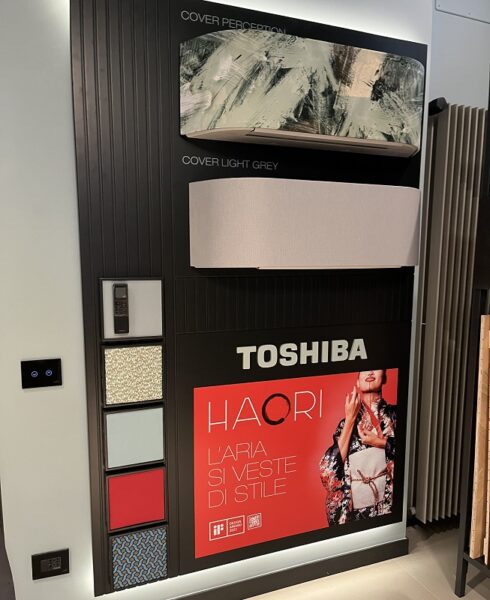 HAORI Toshiba alla Design Week nel nuovo spazio di Andrea Castrignano
