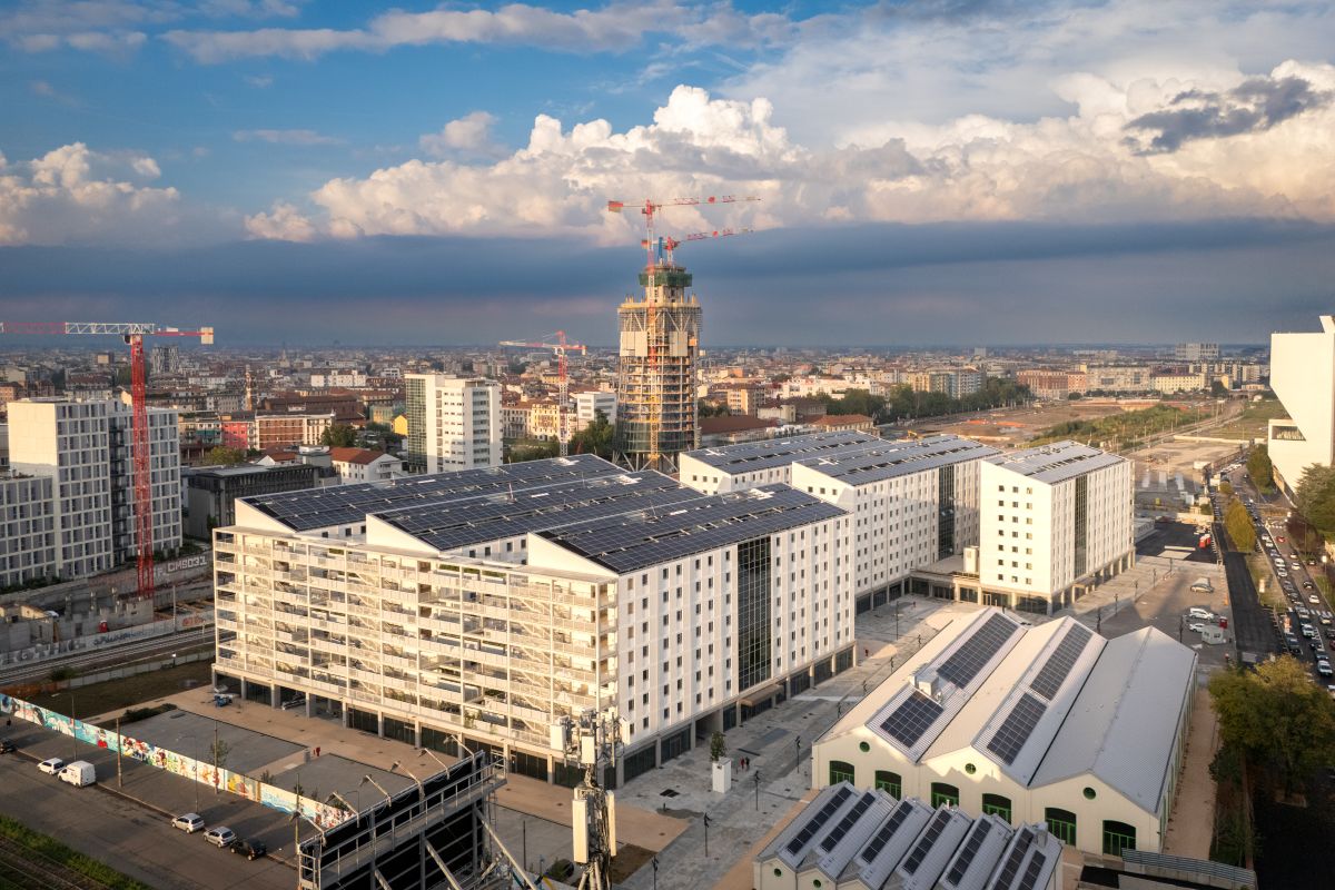 Il Villaggio Olimpico nella zona sud di Milano