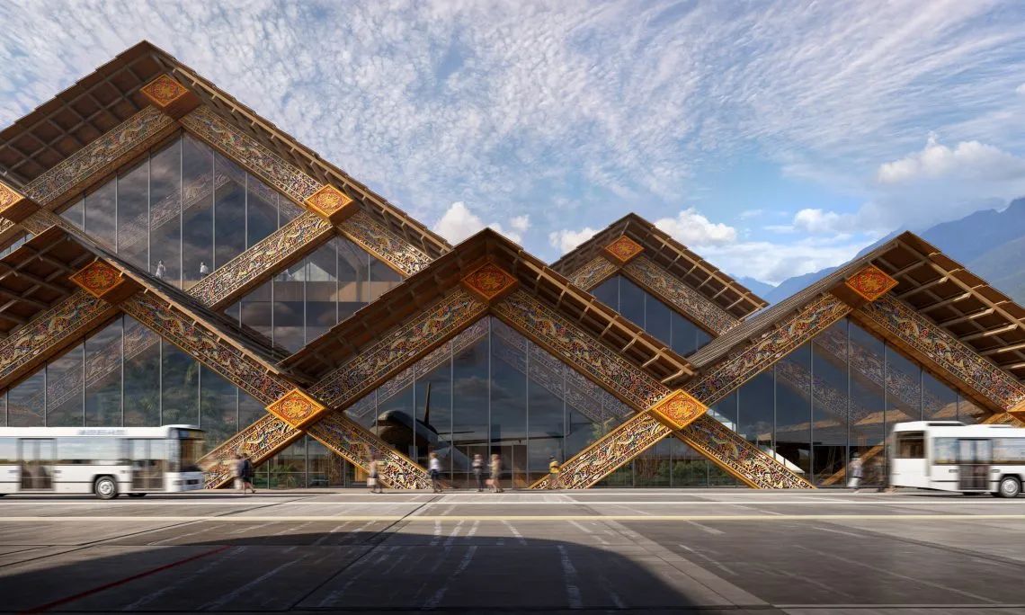 Gelephu International Airport (Bhutan) di BIG-Bjarke Ingels Group Gelephu International Airport (Bhutan) di BIG-Bjarke Ingels Group