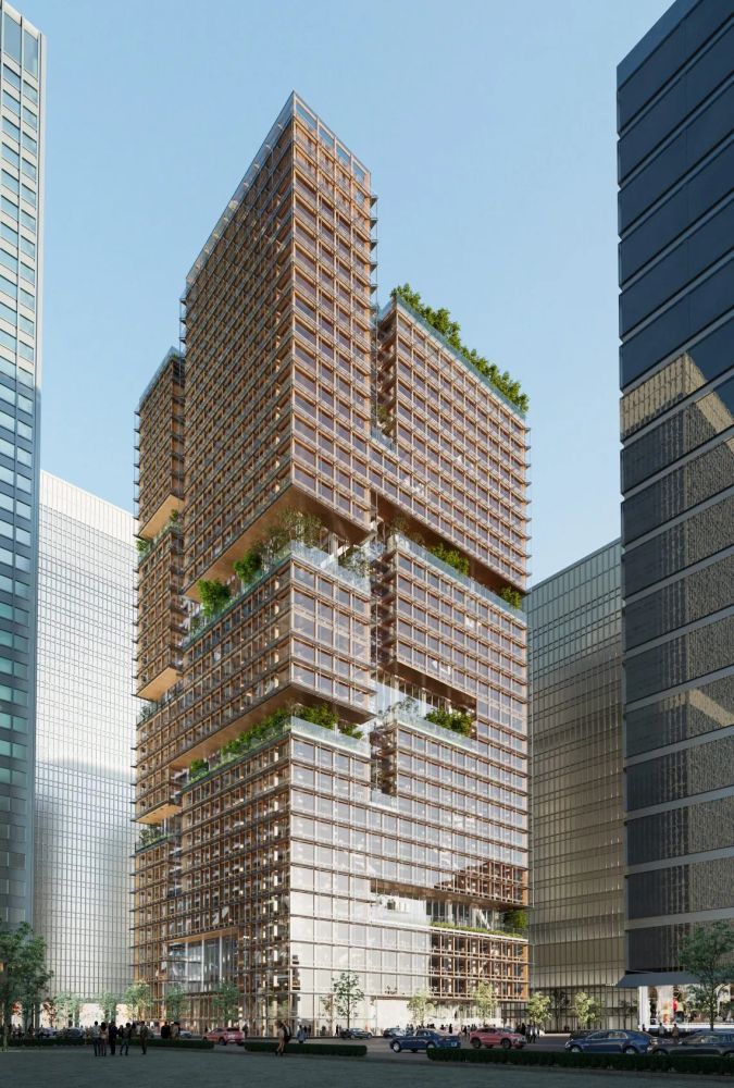 Regenerative Tree Tower, Tokyo, Giappone, di Nikken Sekkei Regenerative Tree Tower, Tokyo, Giappone, di Nikken Sekkei