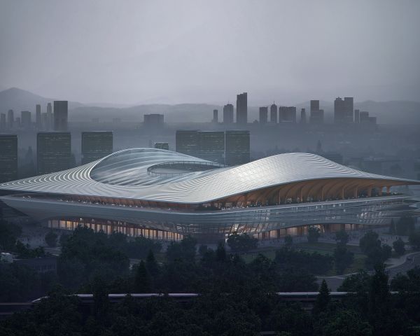 Cina, nuovo stadio firmato Zaha Hadid Architects