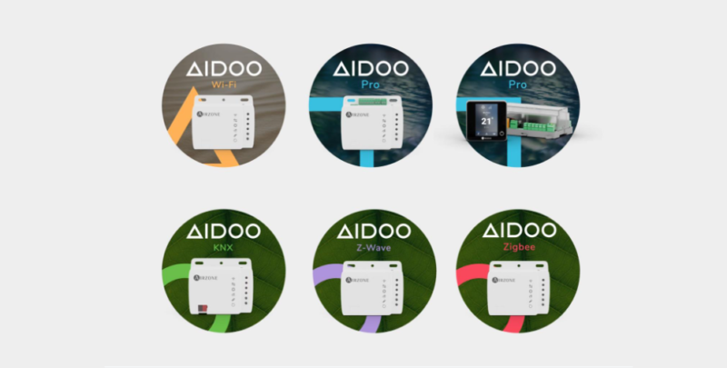 Aidoo: soluzioni semplici e compatte per controllare le unità di climatizzazione