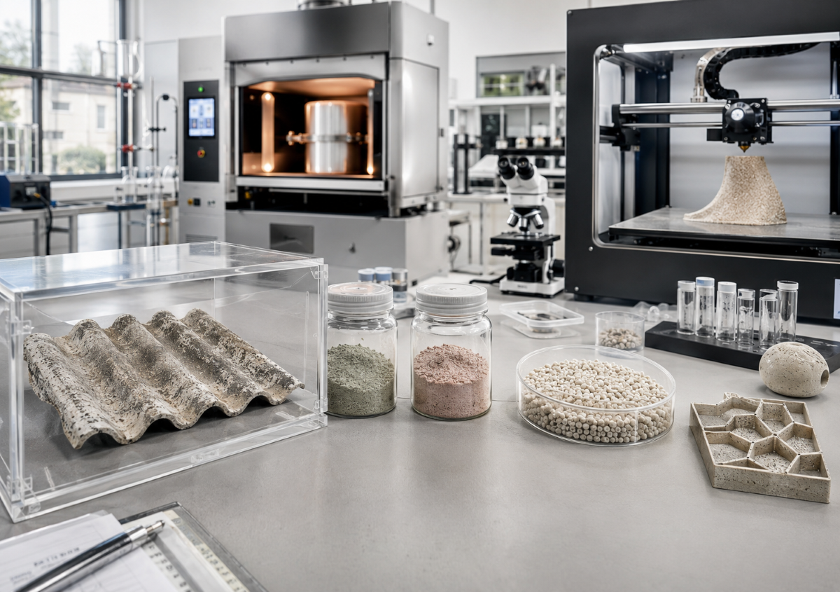 Amianto sostenibile: la ricerca sui materiali dell’Università Milano Bicocca trasforma un rifiuto pericoloso in una risorsa