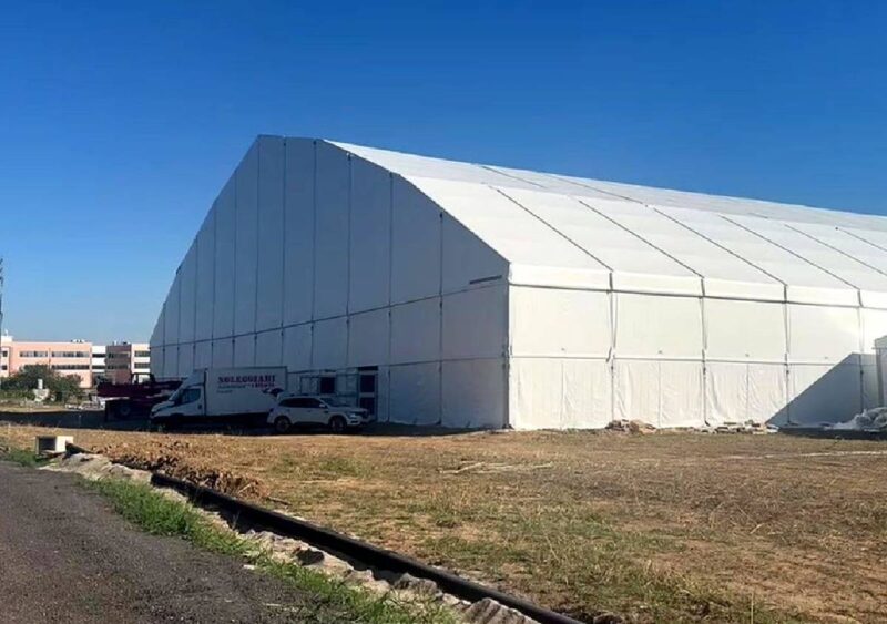 immagine CTC Arena: è di AmarantoIdea la tendostruttura più alta d’Italia per i grandi eventi