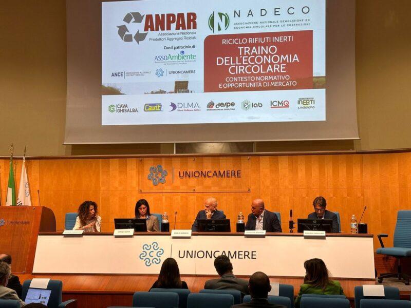 L’81% dei rifiuti da costruzione e demolizione riciclato ma poi inutilizzato