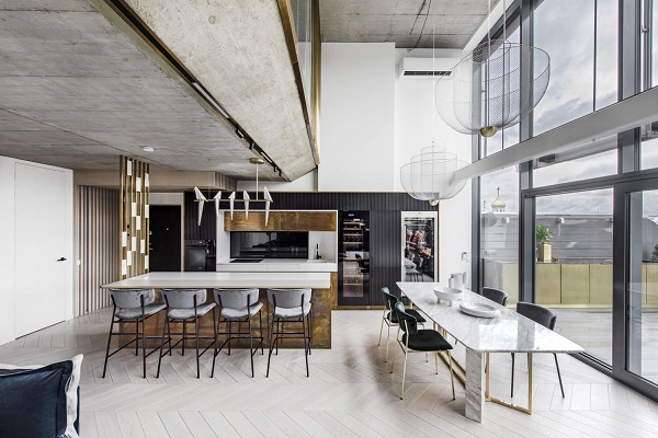 Eclisse per la ristrutturazione di un appartamento a Vilnius