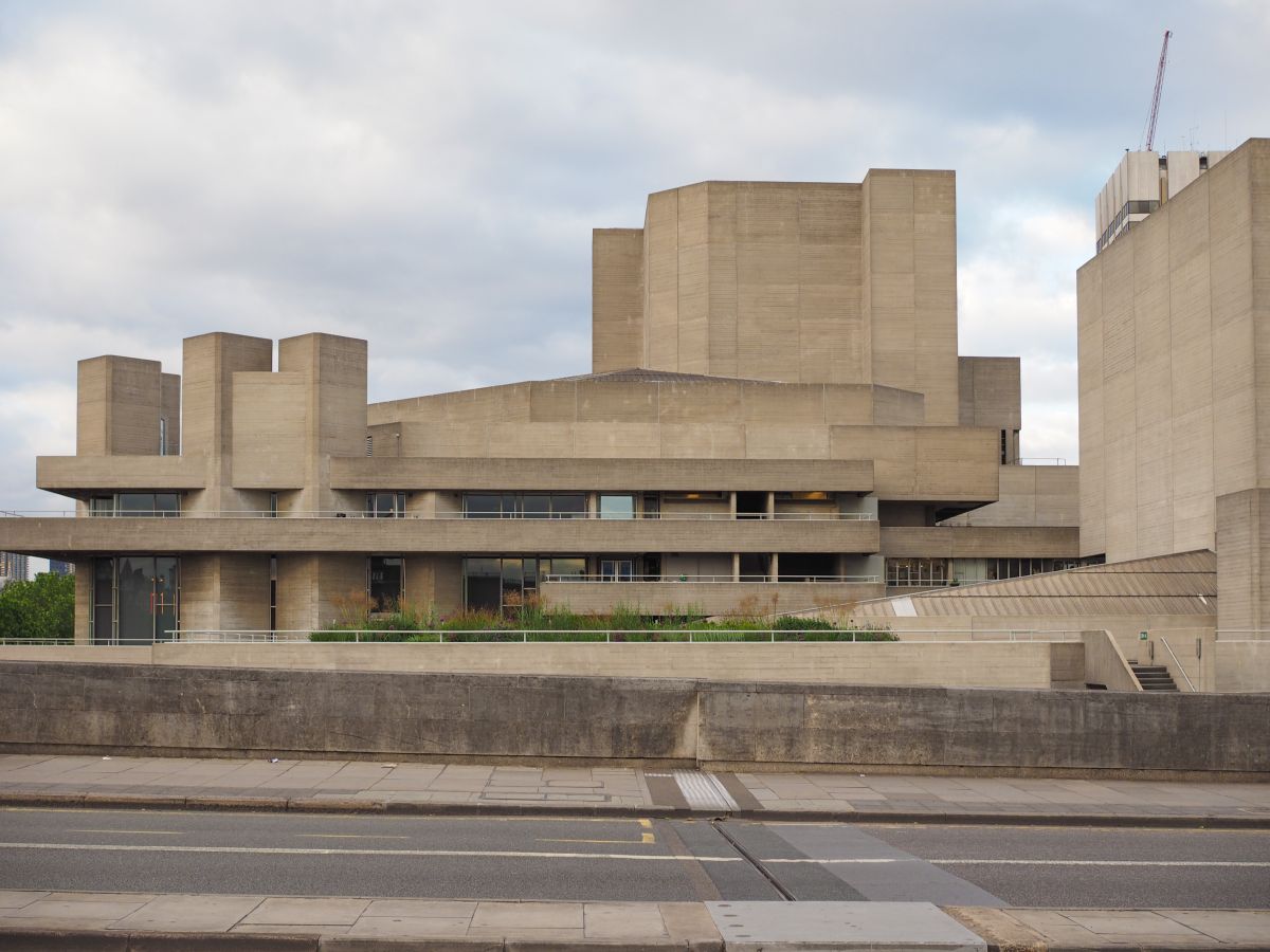 Royal National Theatre, Londra, esempio di architettura brutalista