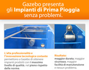 Gazebo. Impianti di Prima Pioggia senza problemi