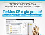 Nuove norme UNI/TS 11300:2014: TerMus CE a soli 149 euro